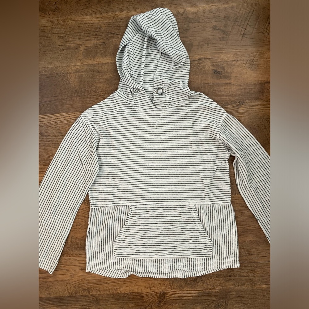 Striped navy and White Hoodie